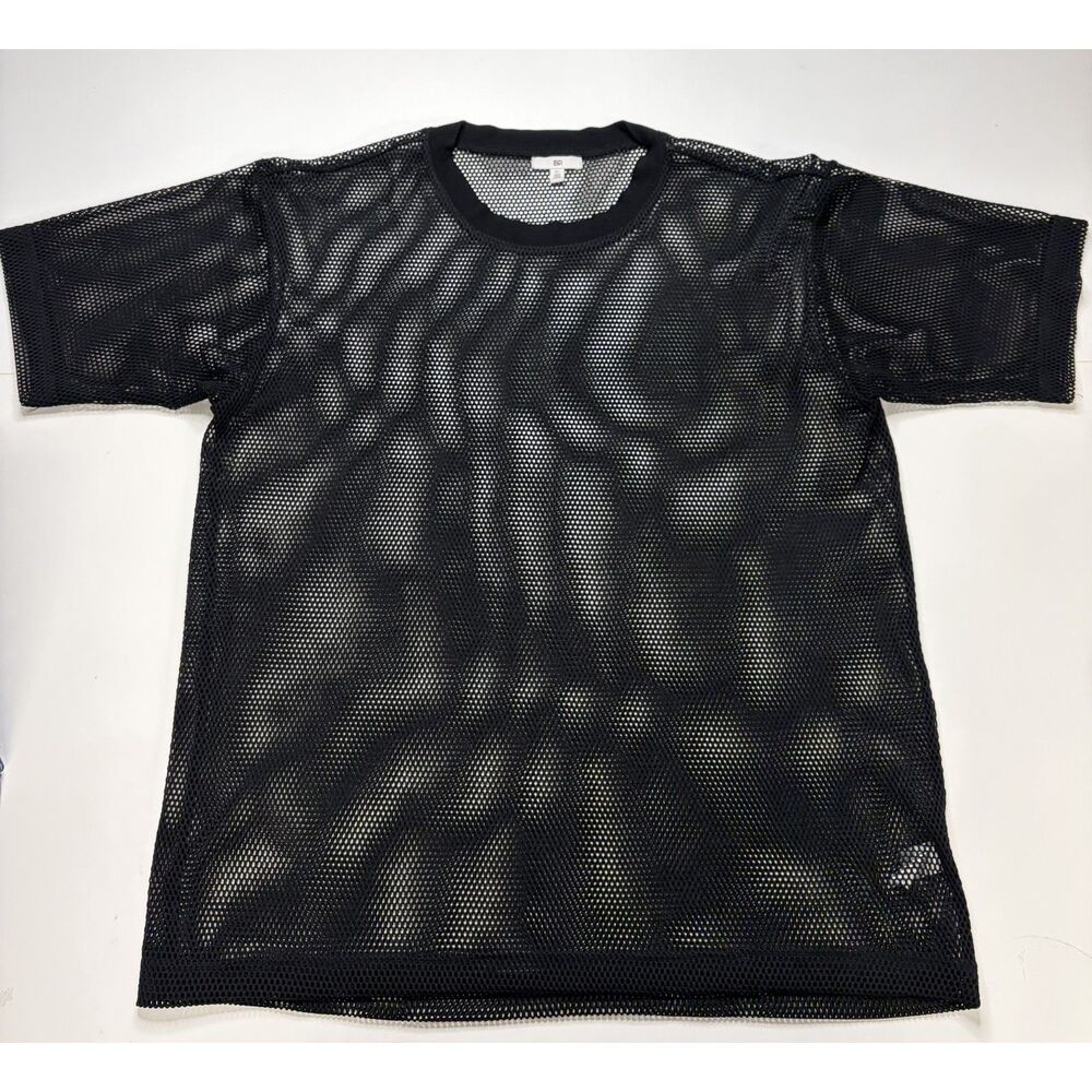 BP Black Mesh See Through T-Shirt Mens XL